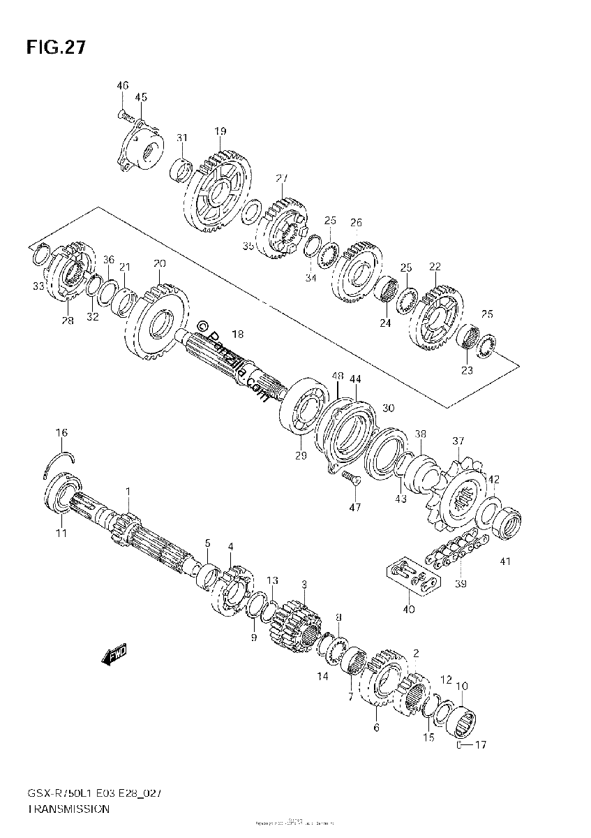 Diagrama de TRANSMISSION