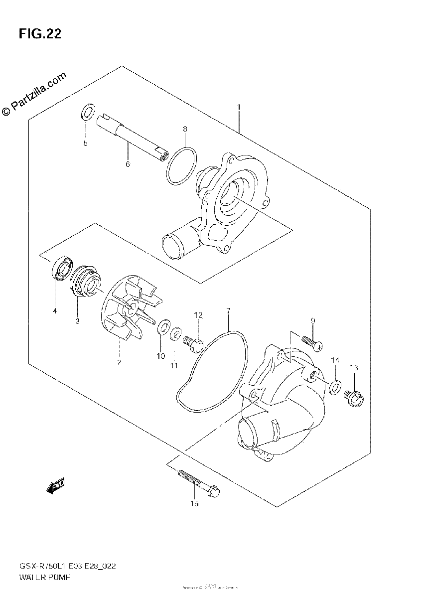 Diagrama de WATER PUMP