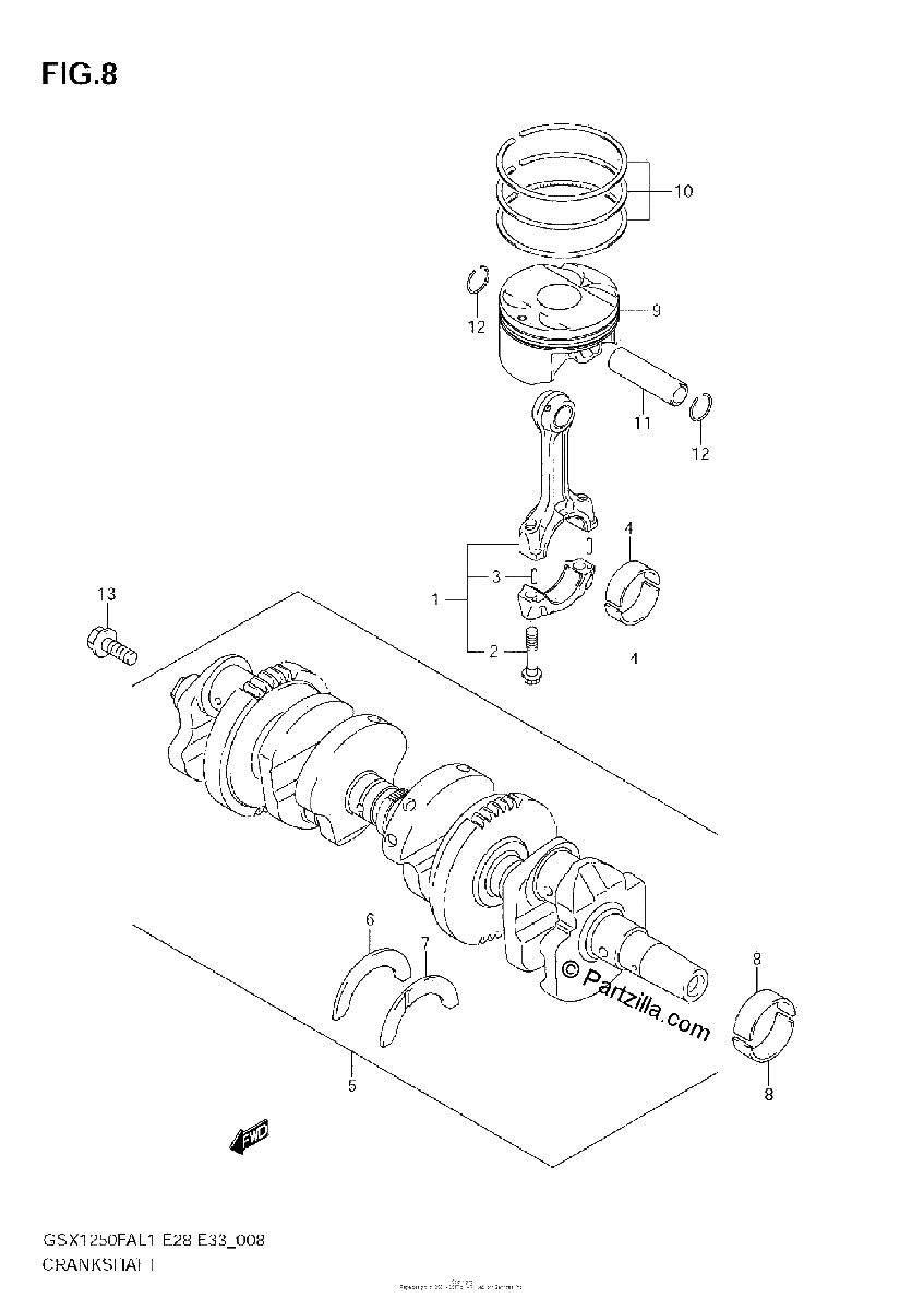 Diagrama de CRANKSHAFT