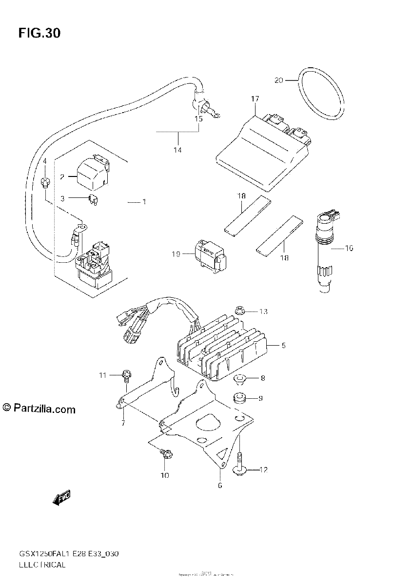 Diagrama de ELECTRICAL E28
