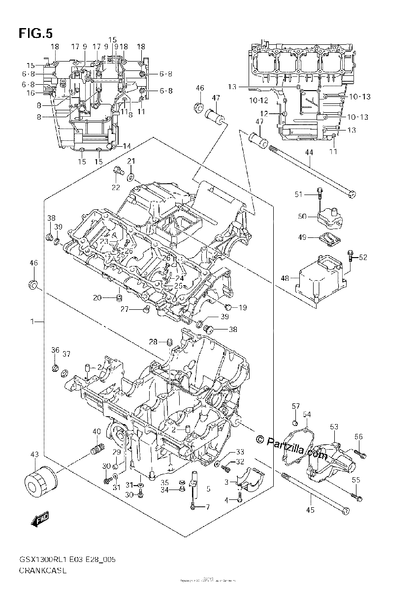 Diagrama de CRANKCASE