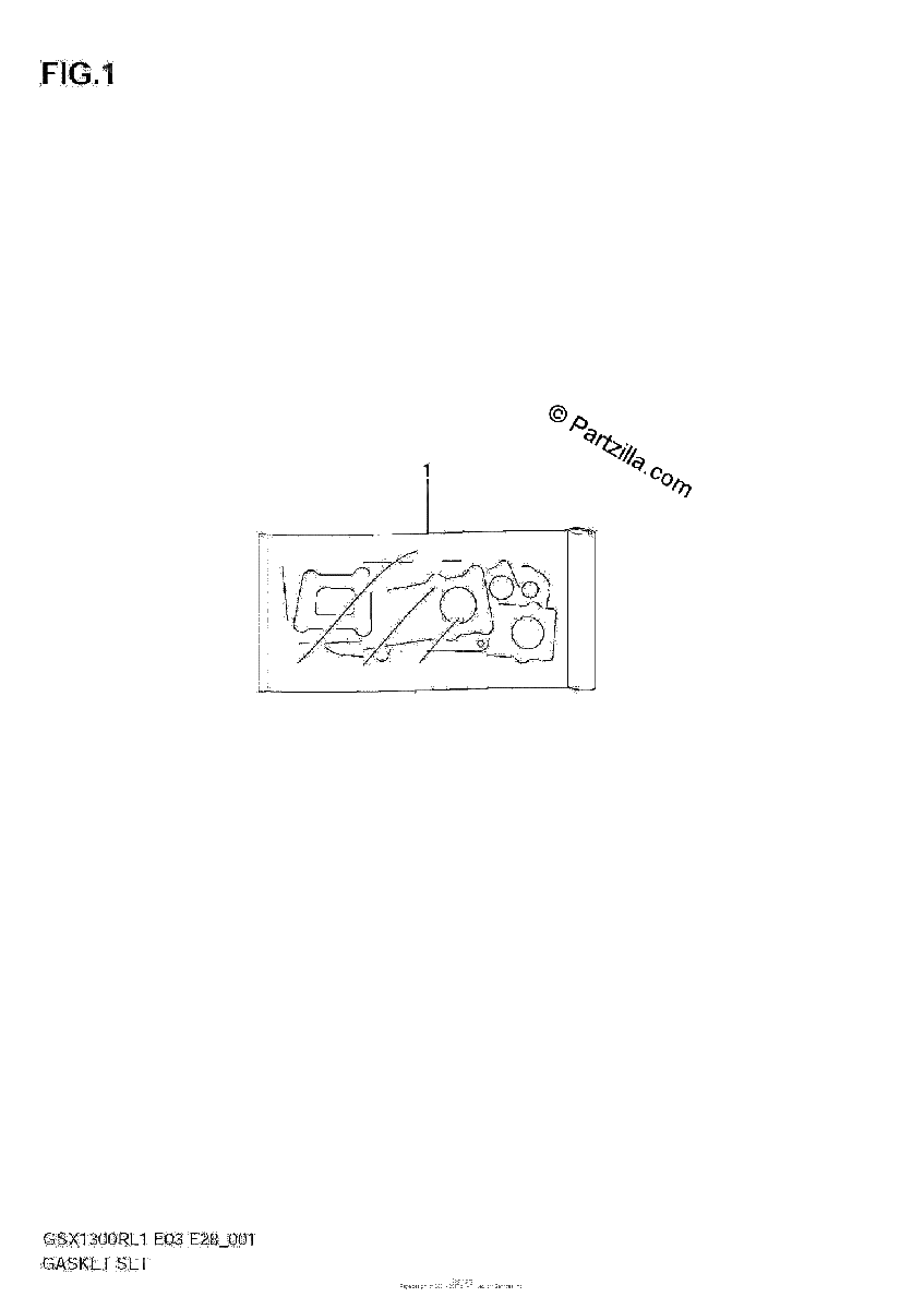 Diagrama de GASKET SET