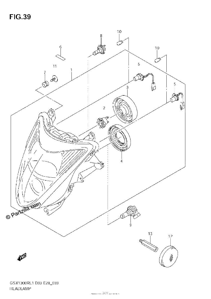 Diagrama de HEADLAMP
