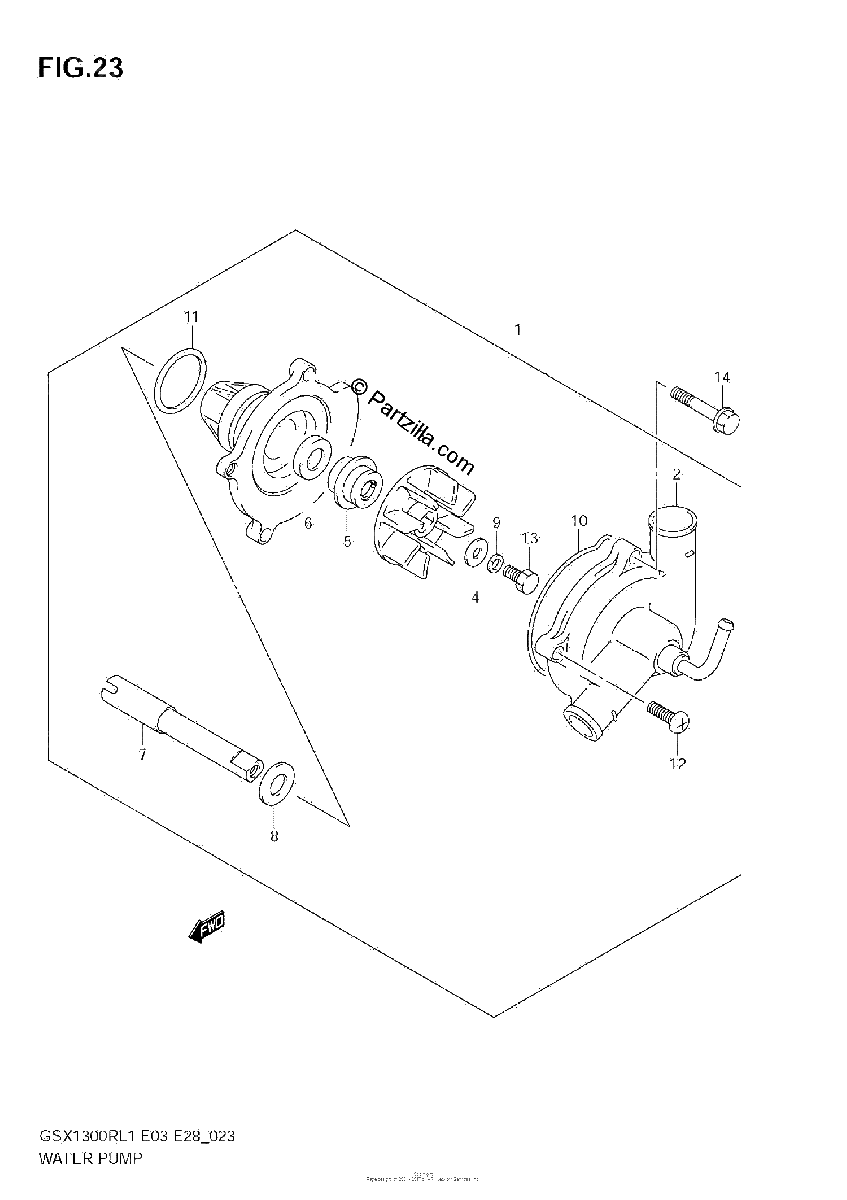 Diagrama de WATER PUMP