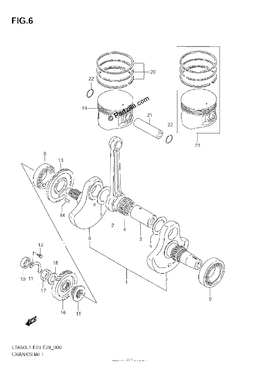 Diagrama de CRANKSHAFT