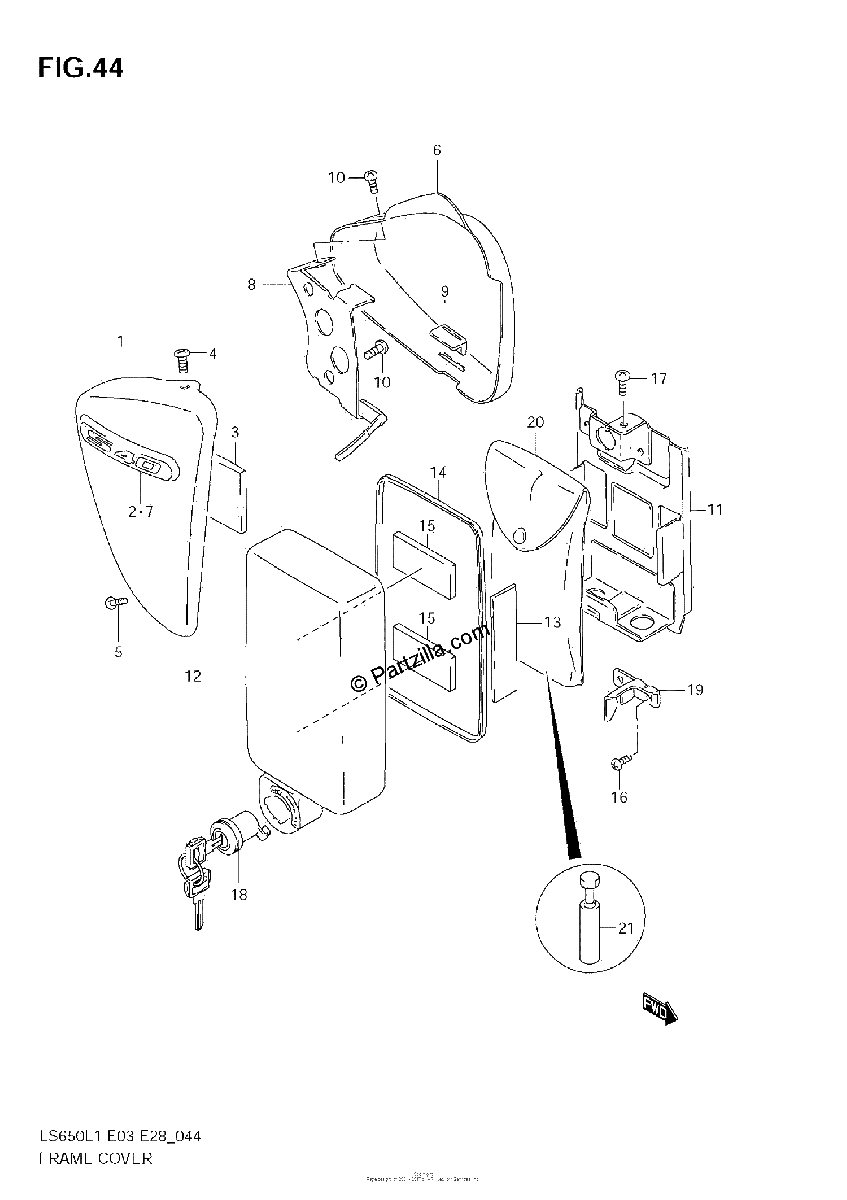 Diagrama de FRAME COVER