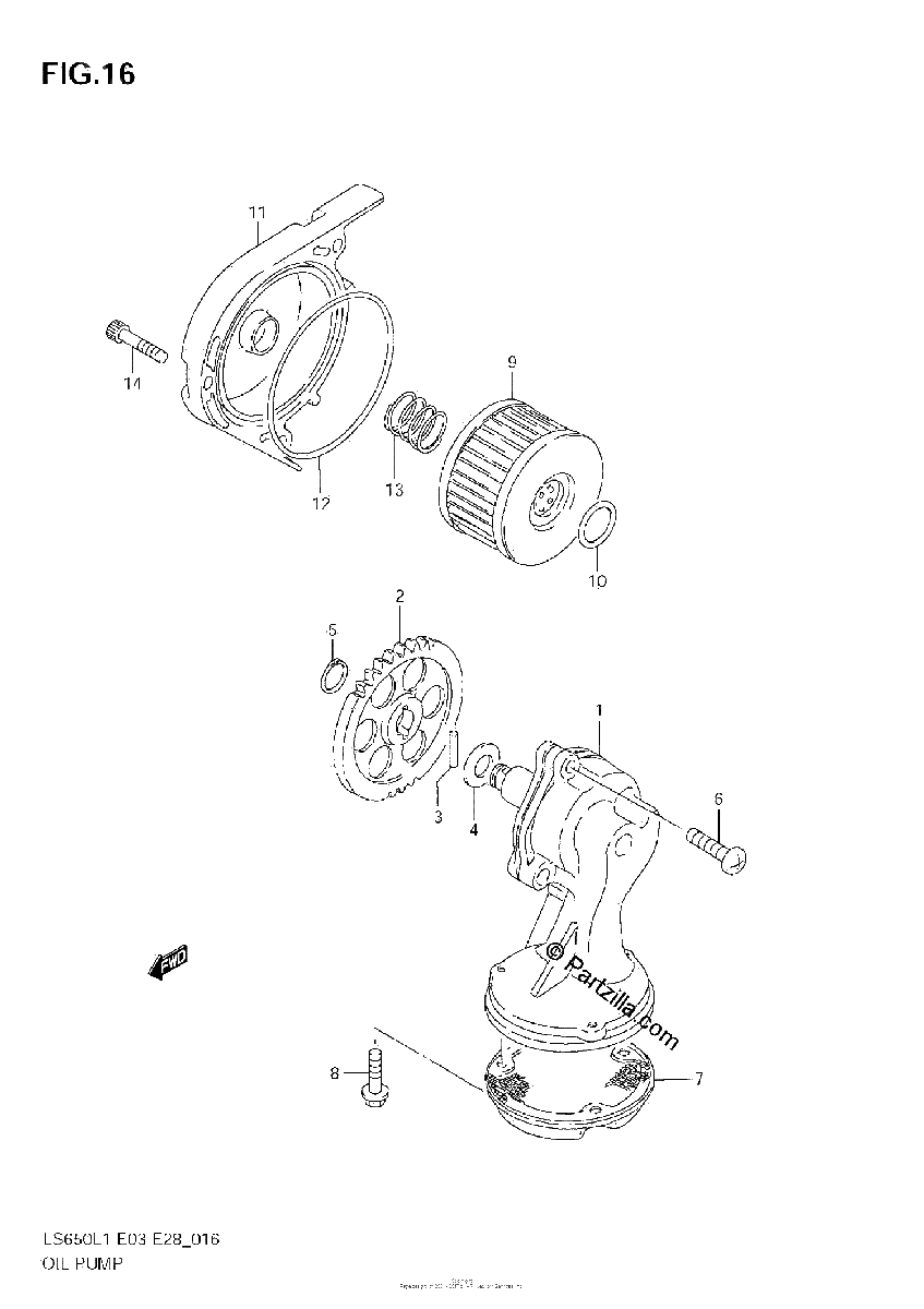 Diagrama de OIL PUMP