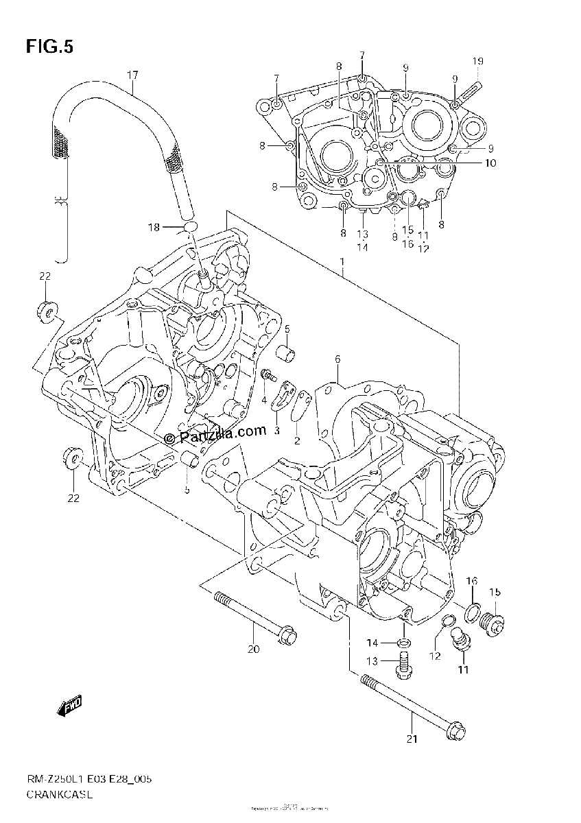 Diagrama de CRANKCASE