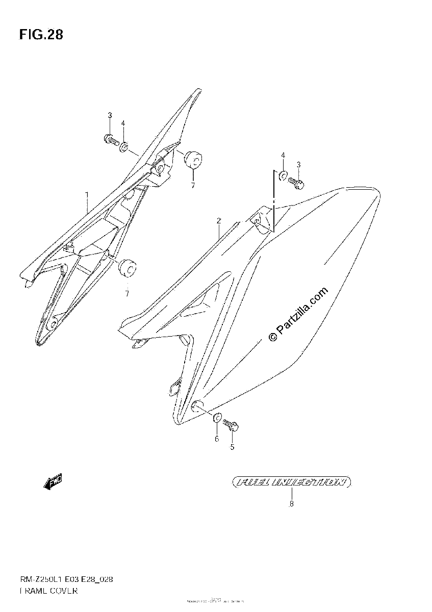 Diagrama de FRAME COVER