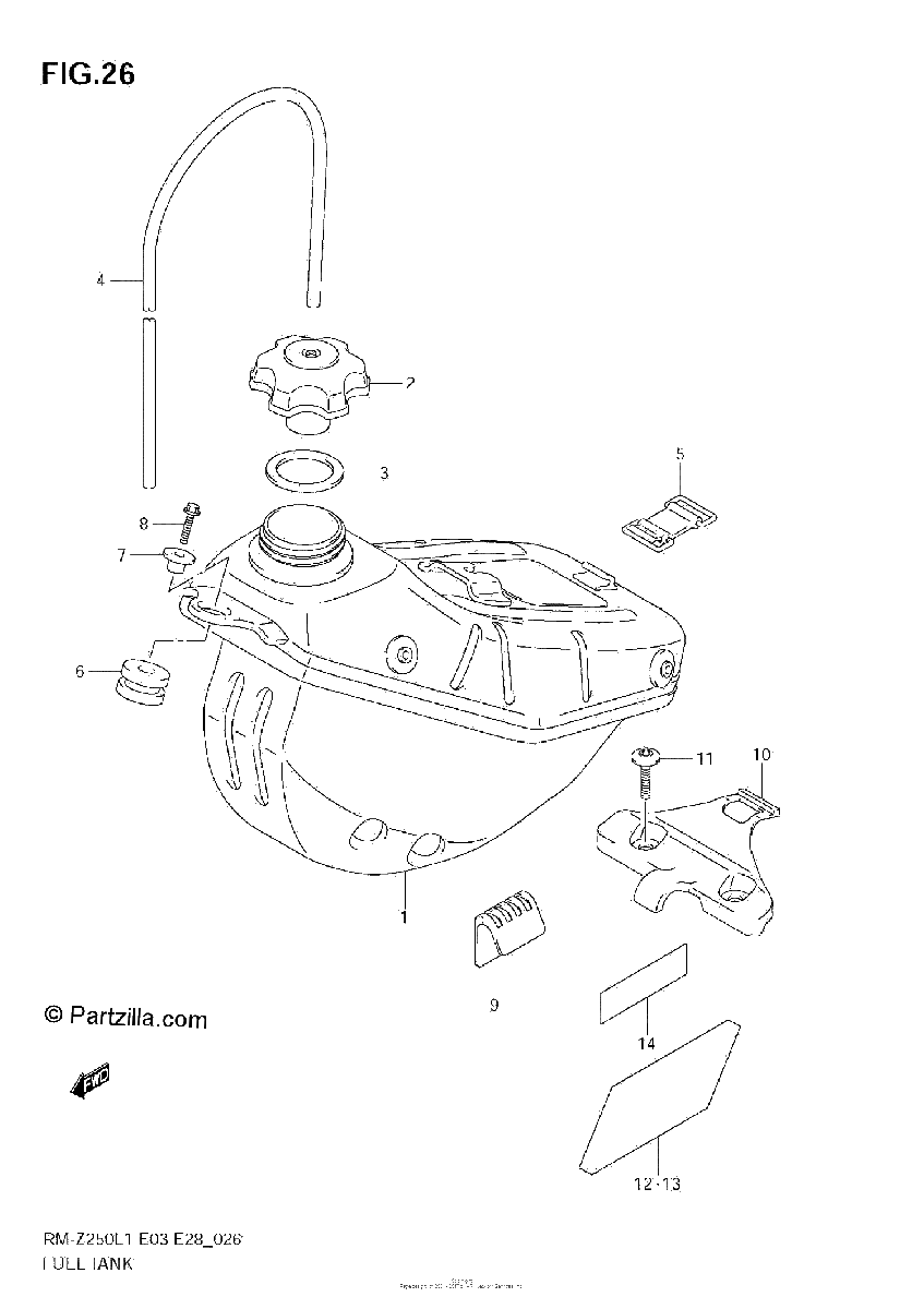 Diagrama de FUEL TANK