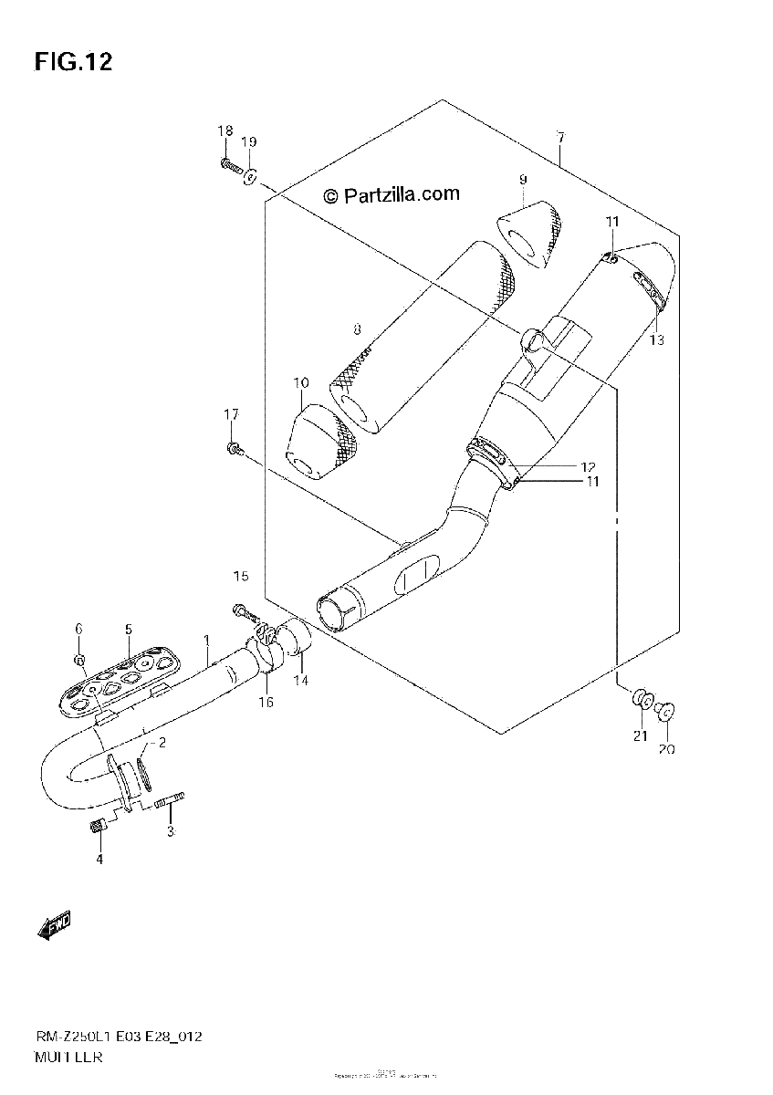 Diagrama de MUFFLER