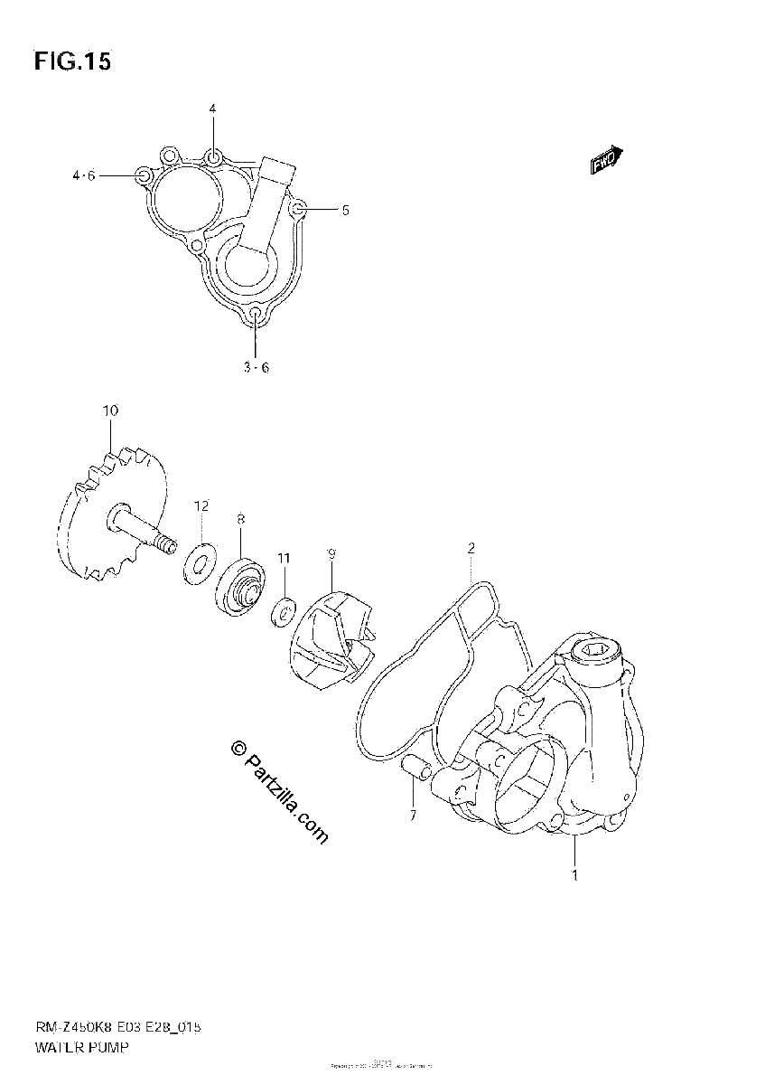 Diagrama de WATER PUMP