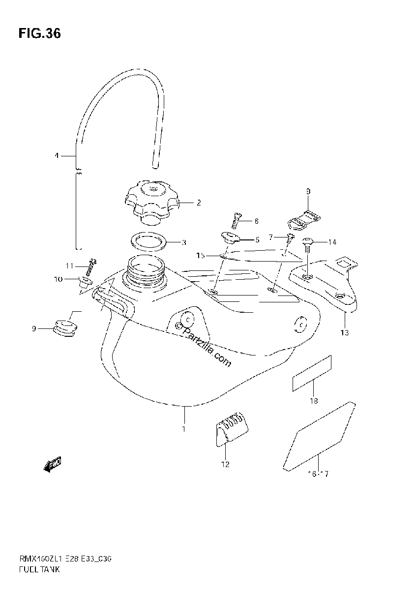Diagrama de FUEL TANK