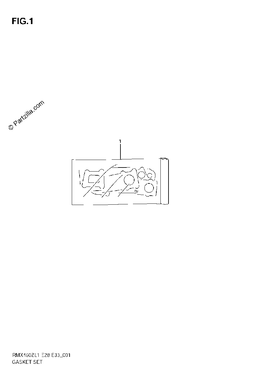 Diagrama de GASKET SET