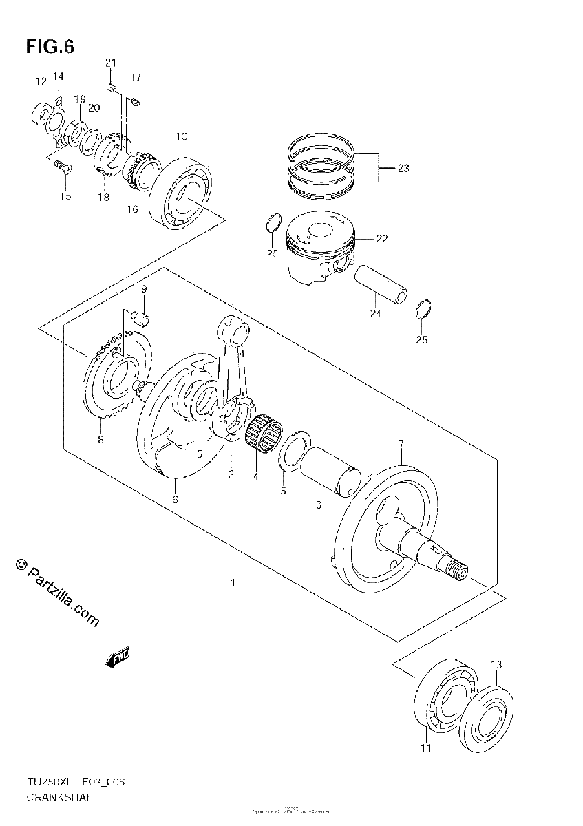 Diagrama de CRANKSHAFT
