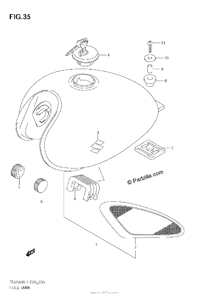 Diagrama de FUEL TANK