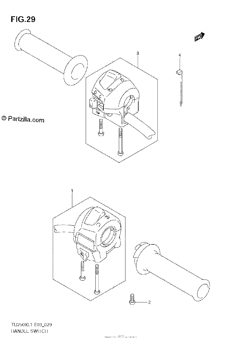 Diagrama de HANDLE SWITCH