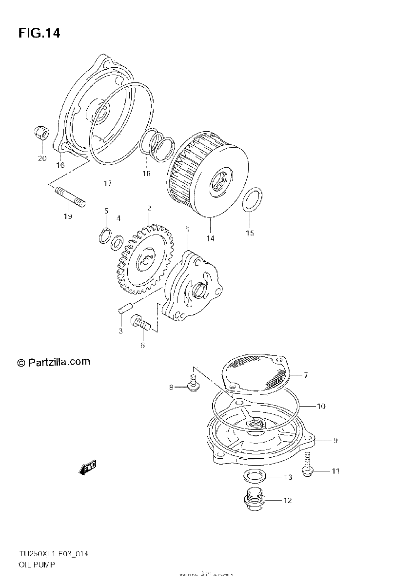 Diagrama de OIL PUMP