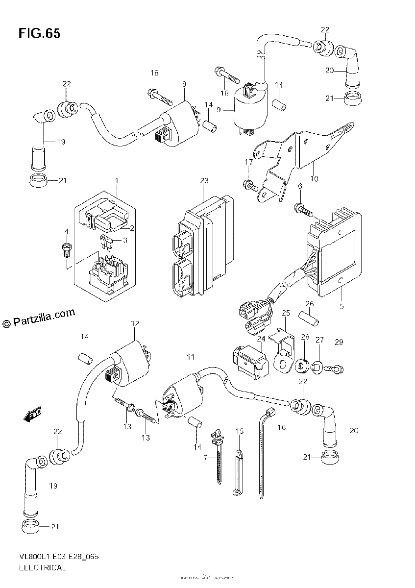 Diagrama de ELECTRICAL VL800C E33