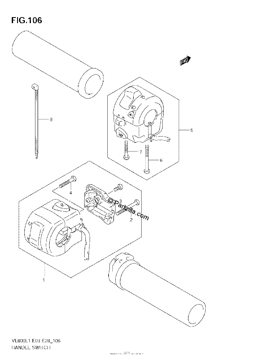 Diagrama de HANDLE SWITCH