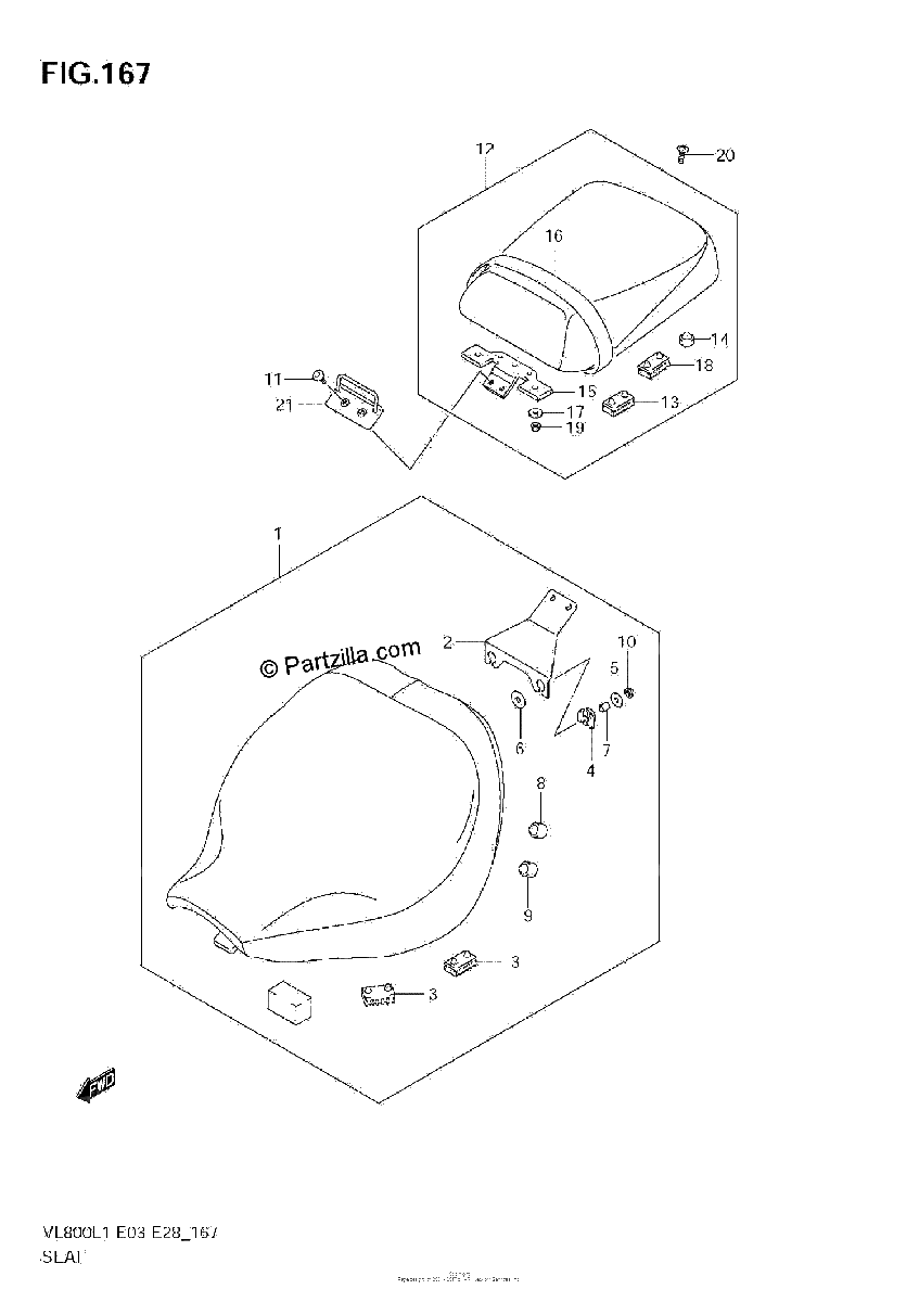 Diagrama de SEAT VL800C E3