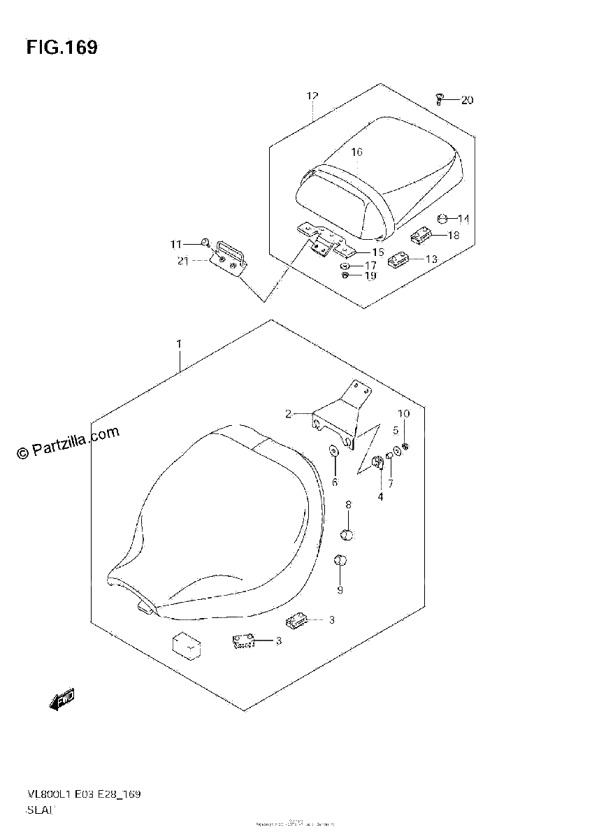 Diagrama de SEAT VL800C E33
