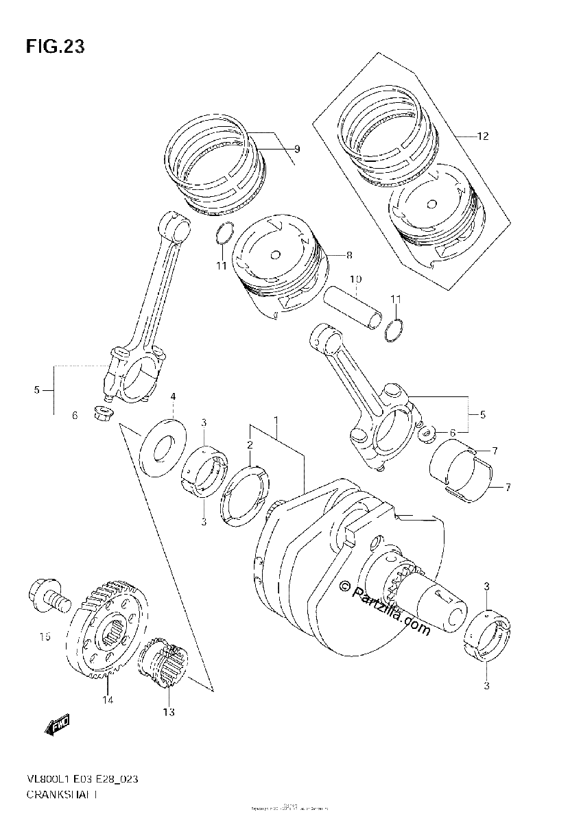 Diagrama de CRANKSHAFT
