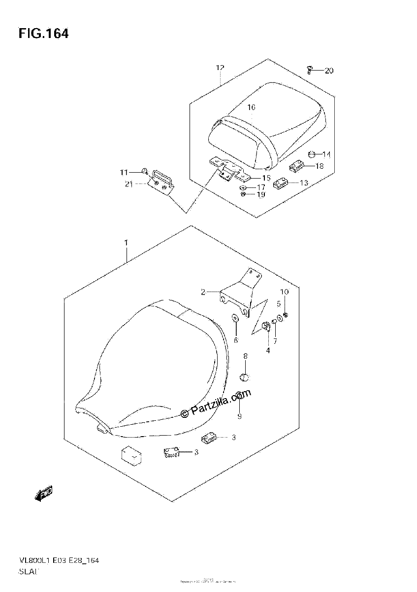 Diagrama de SEAT VL800 E3