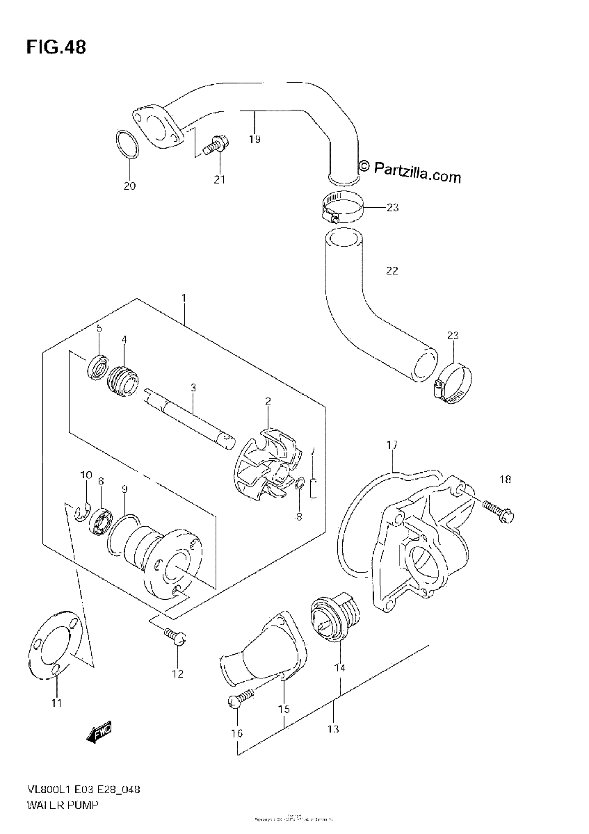 Diagrama de WATER PUMP