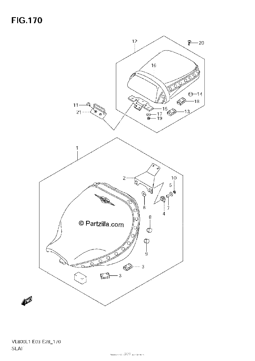 Diagrama de SEAT VL800T E3