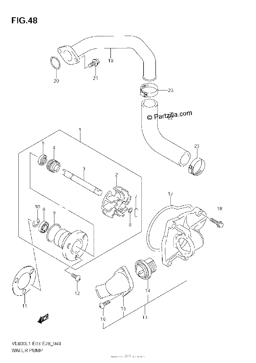 Diagrama de WATER PUMP