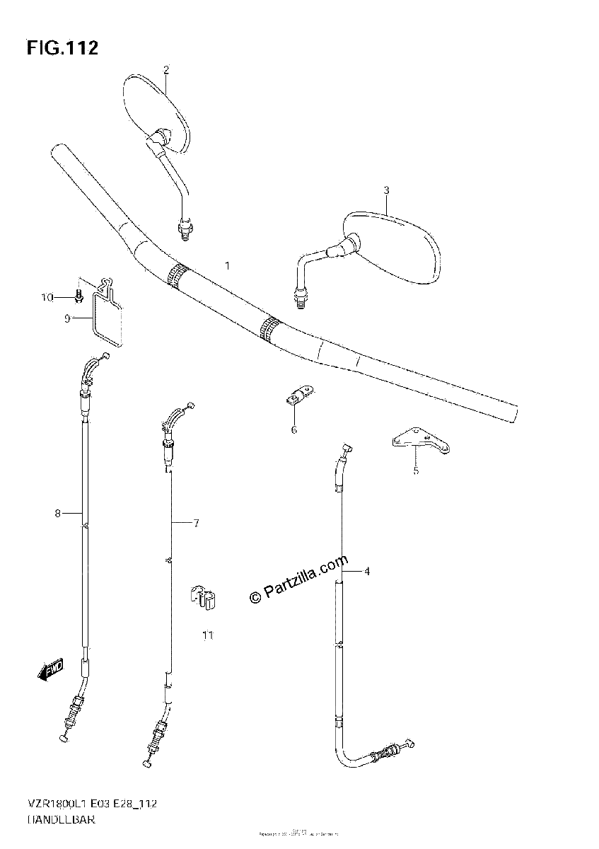Diagrama de HANDLEBAR