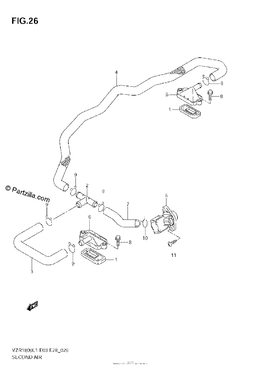 Diagrama de SECOND AIR