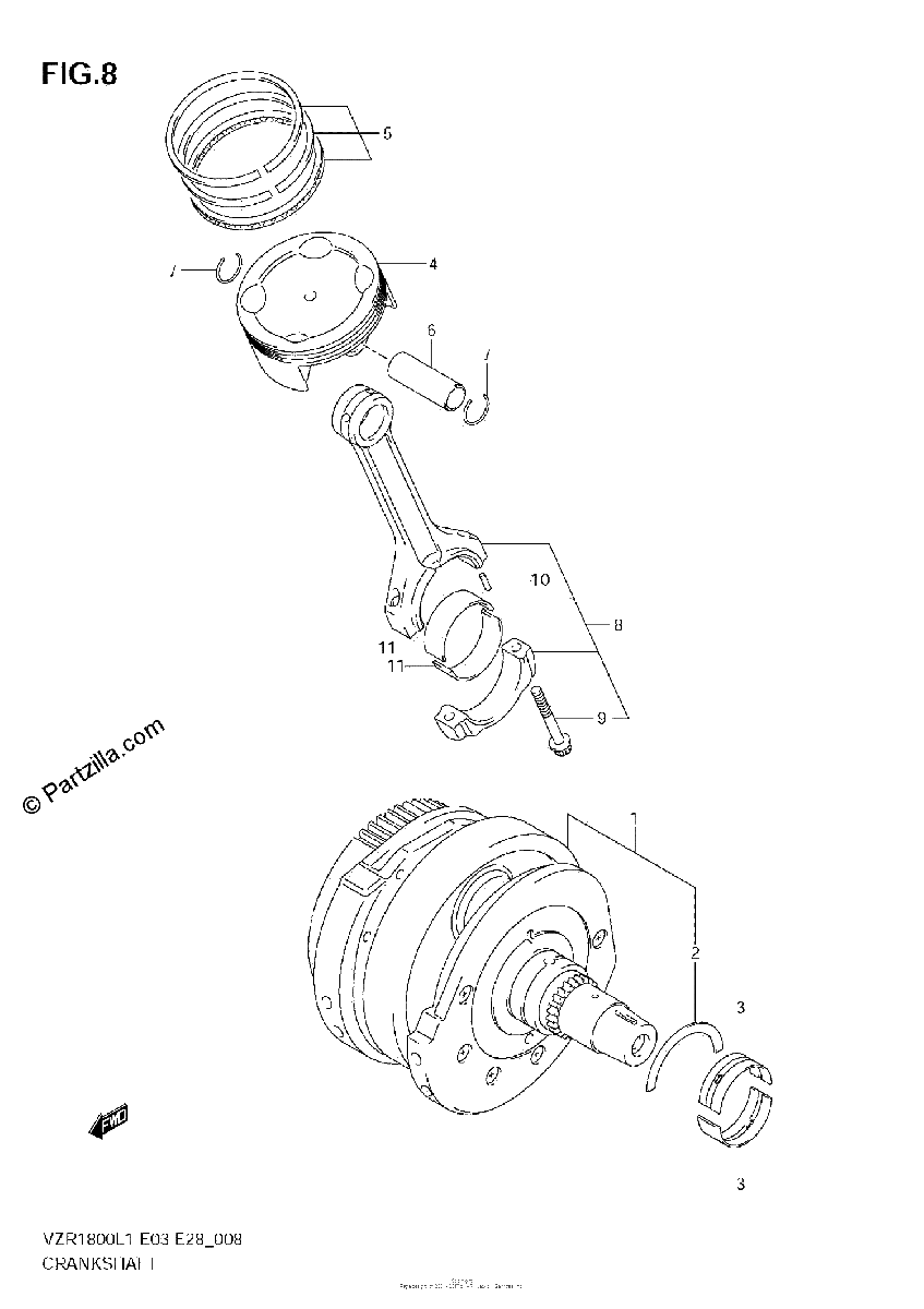 Diagrama de CRANKSHAFT