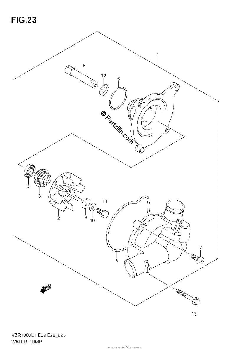Diagrama de WATER PUMP