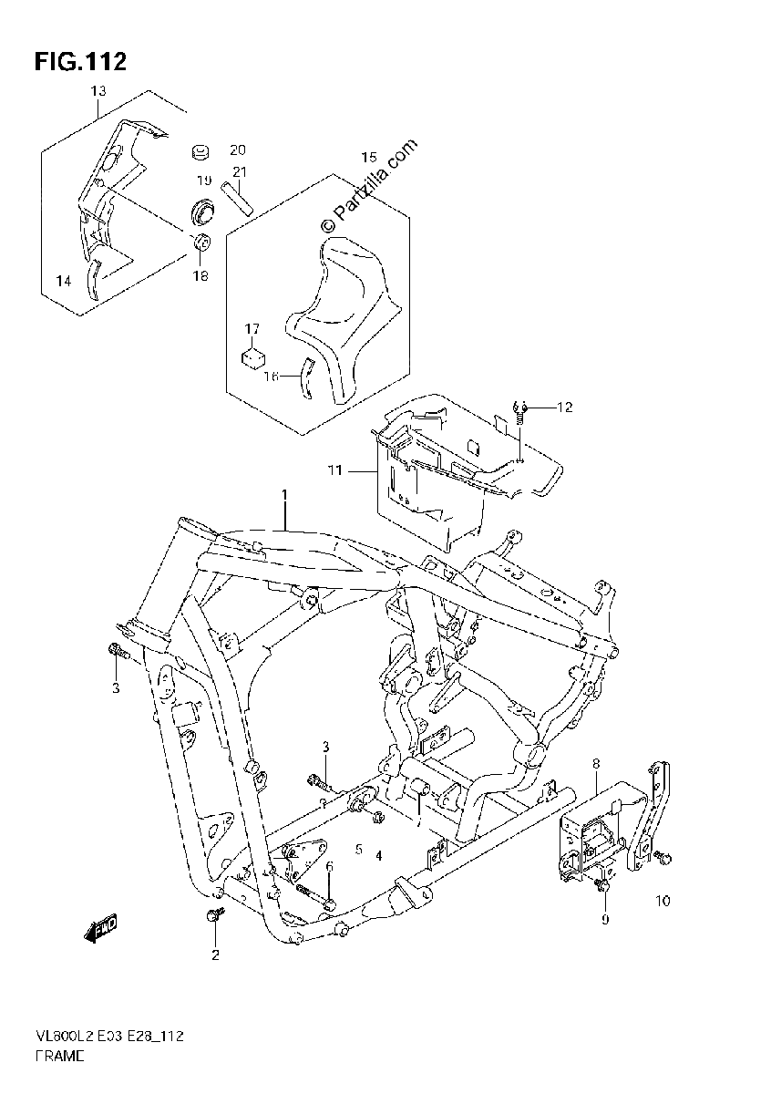Diagrama de FRAME VL800C E33