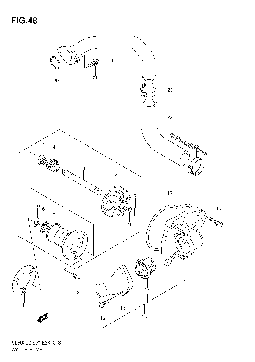 Diagrama de WATER PUMP