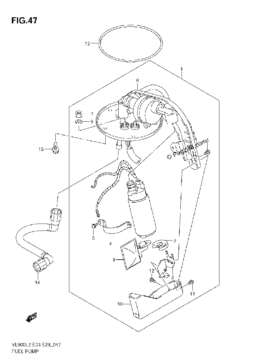 Diagrama de FUEL PUMP