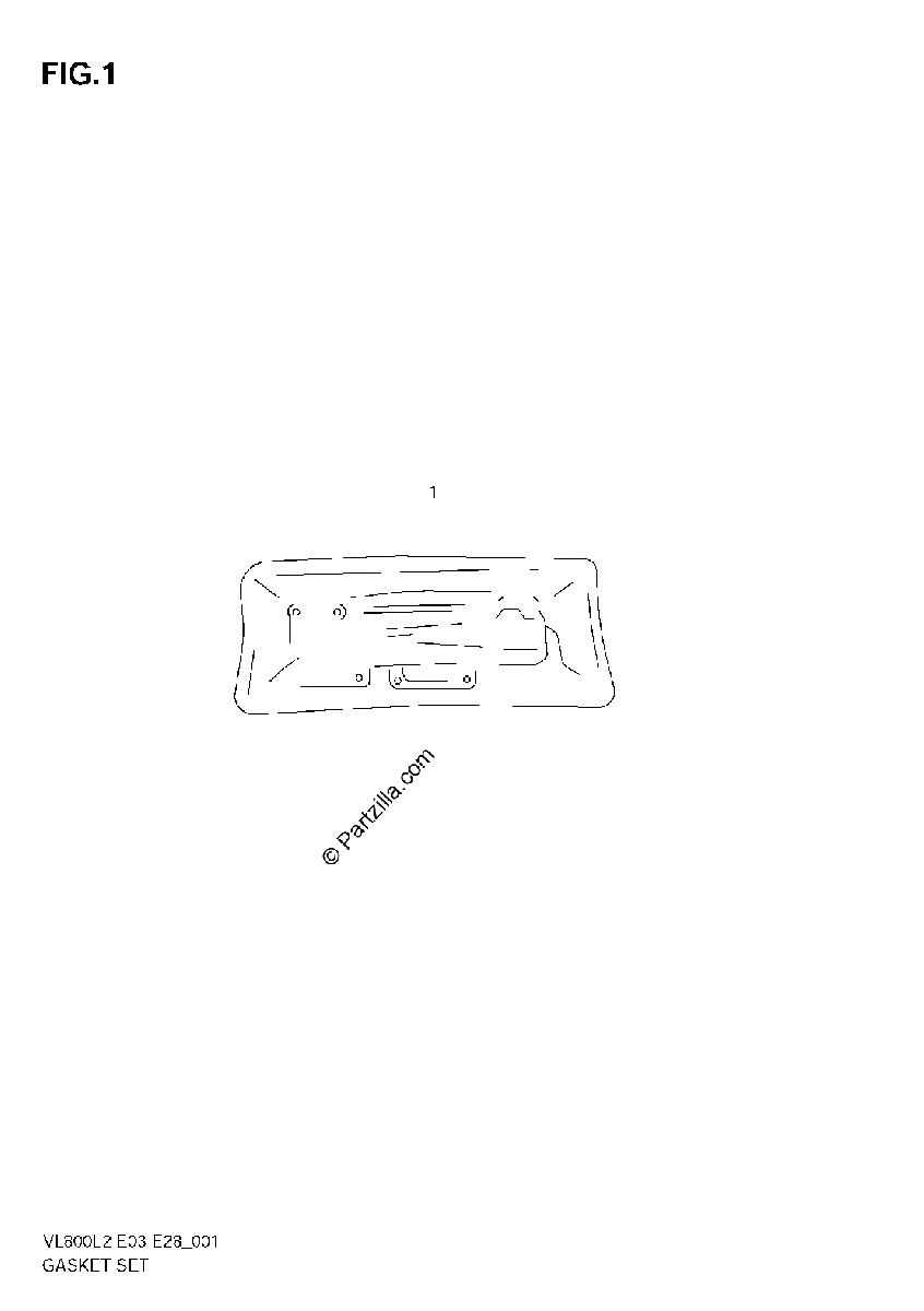 Diagrama de GASKET SET