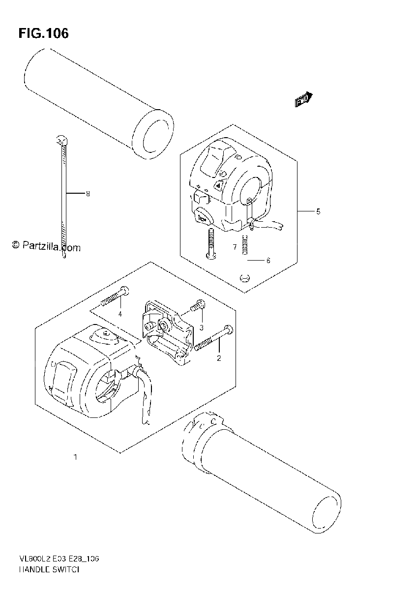 Diagrama de HANDLE SWITCH