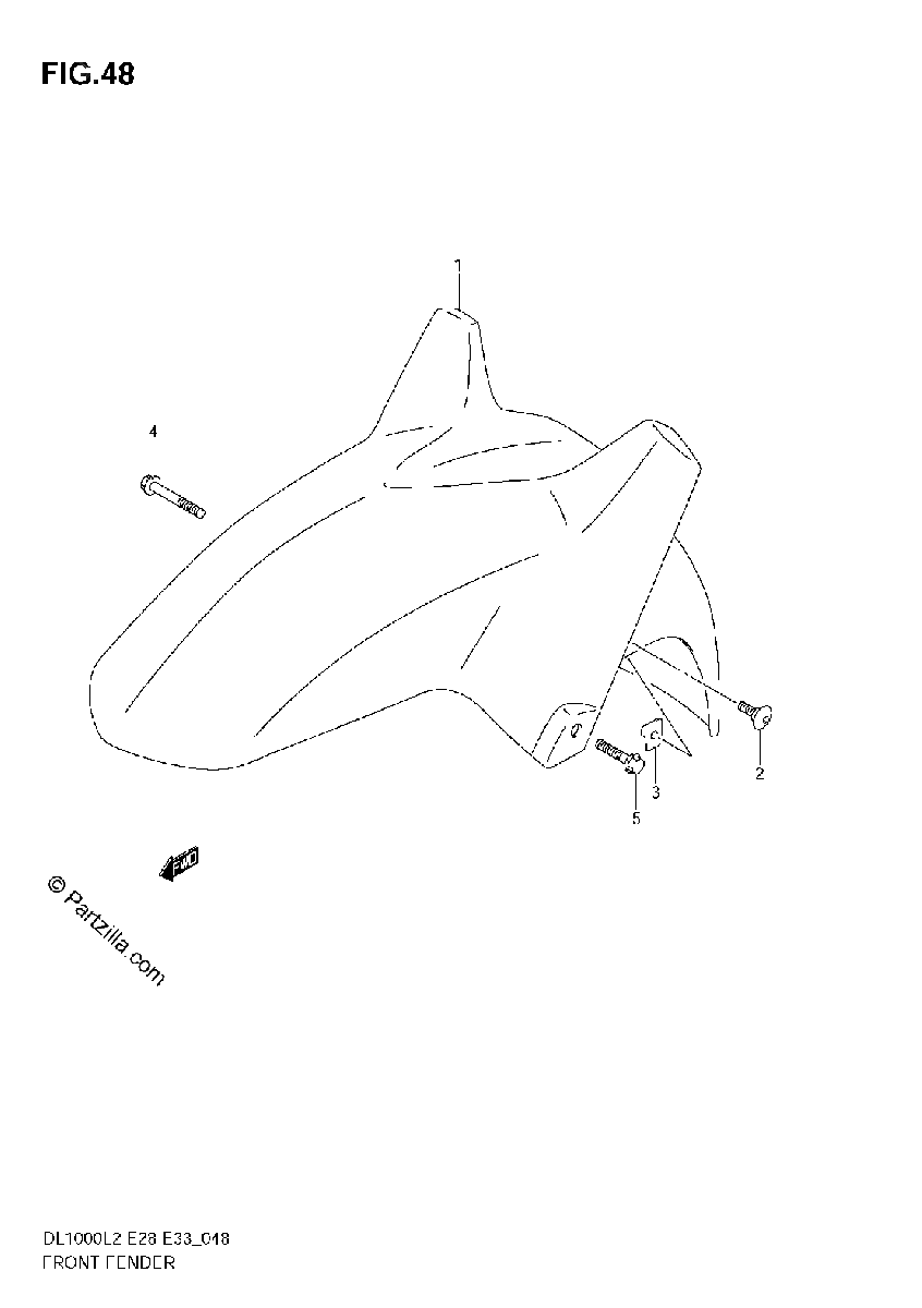 Diagrama de FRONT FENDER
