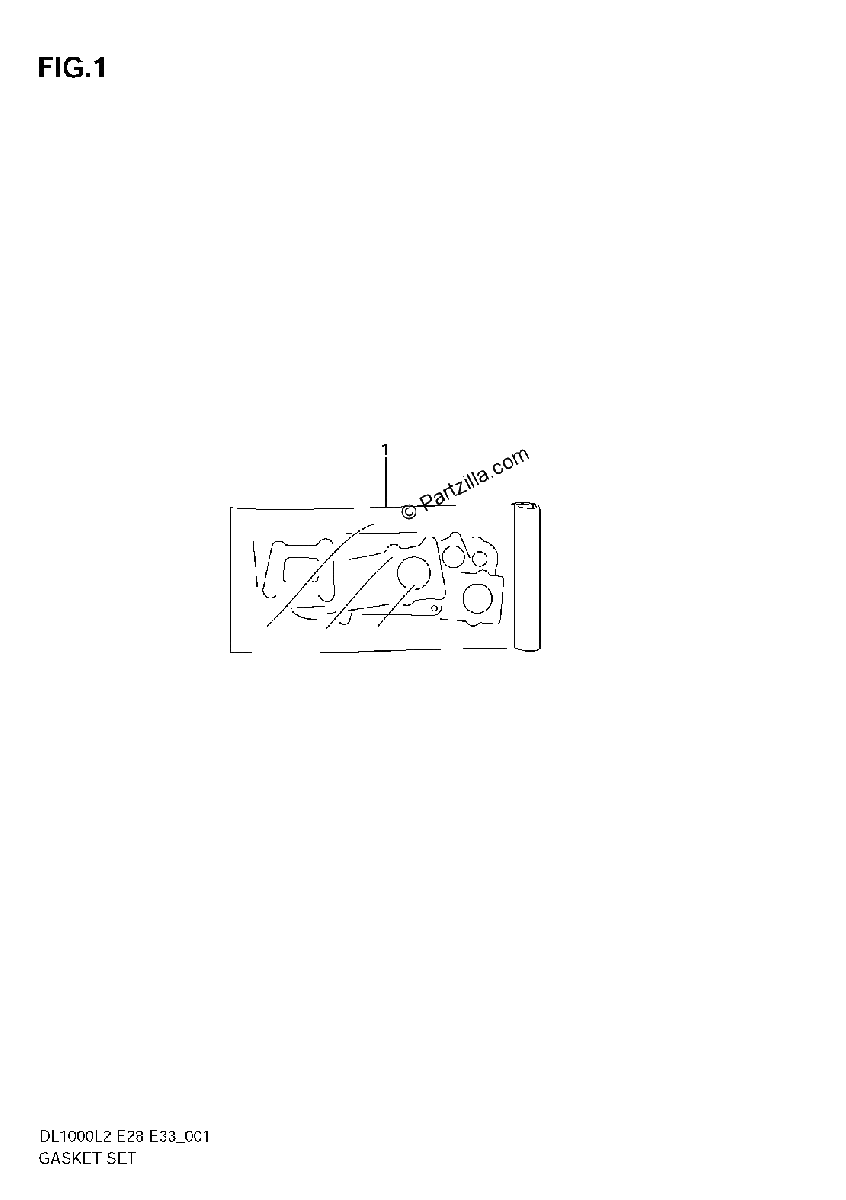 Diagrama de GASKET SET