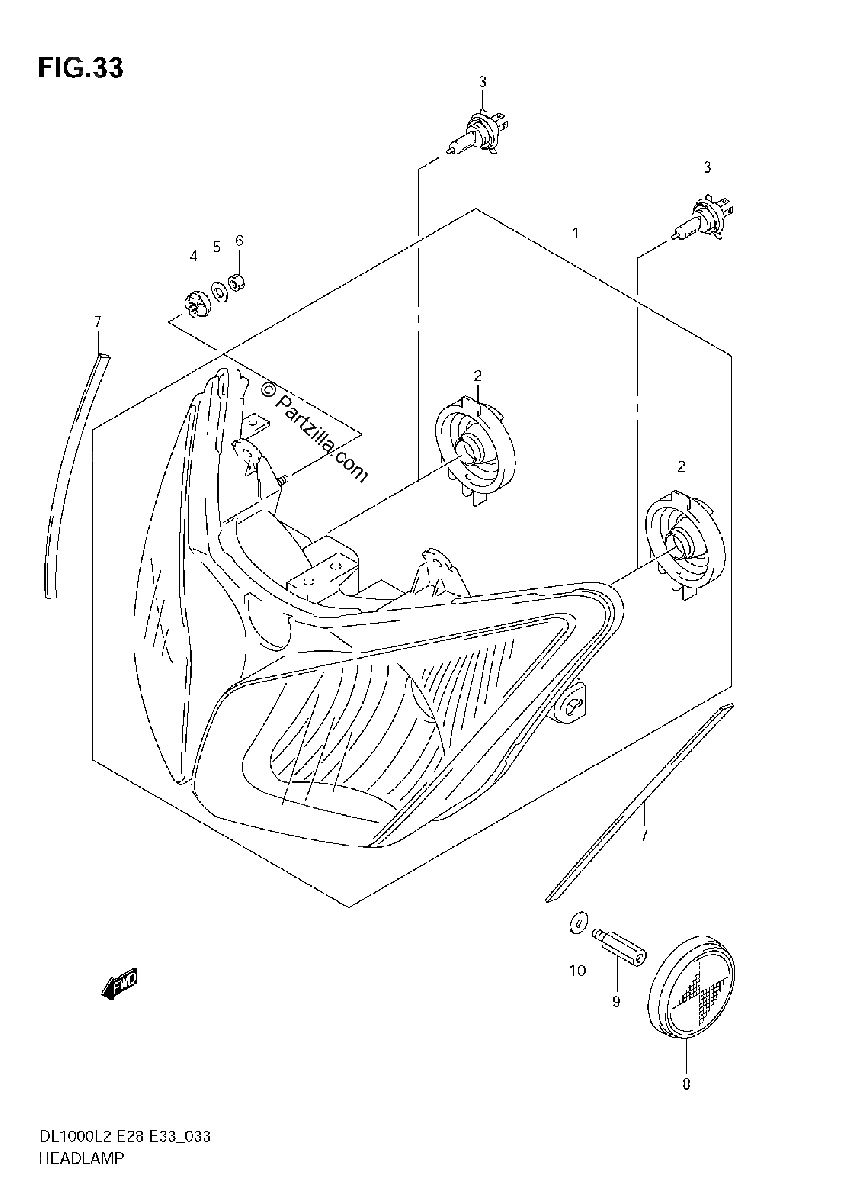 Diagrama de HEADLAMP