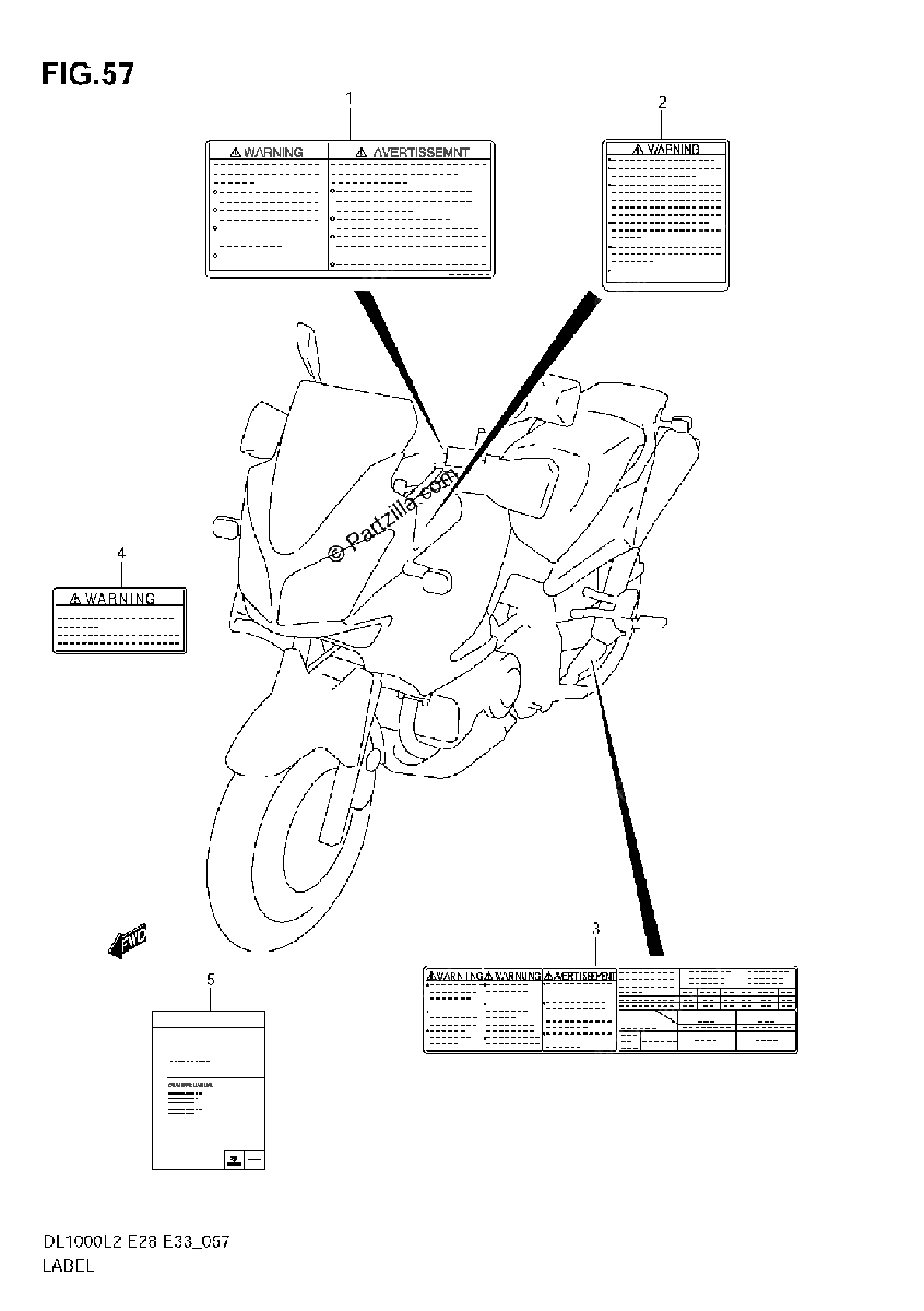 Diagrama de LABEL DL1000 L2 E28