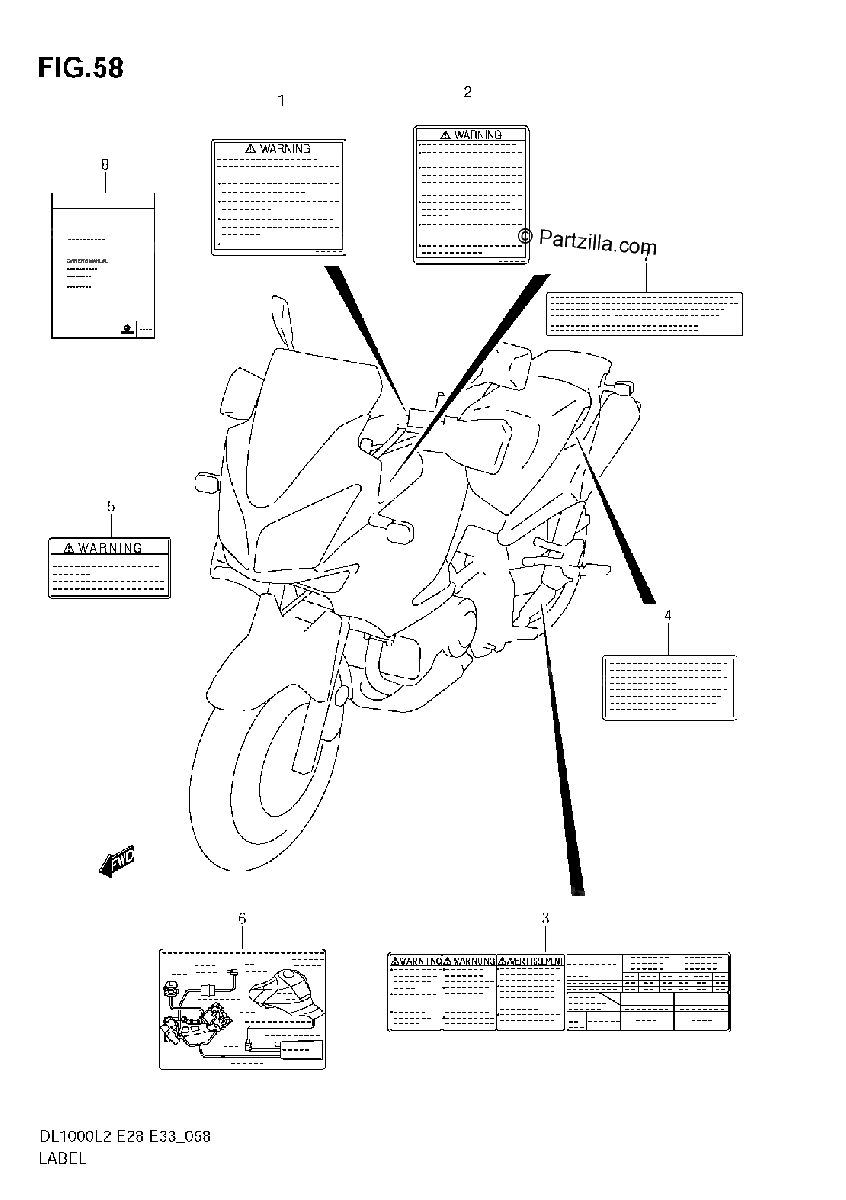 Diagrama de LABEL DL1000 L2 E33