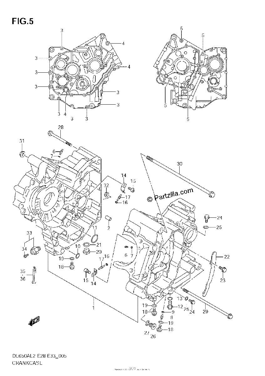 Diagrama de CRANKCASE