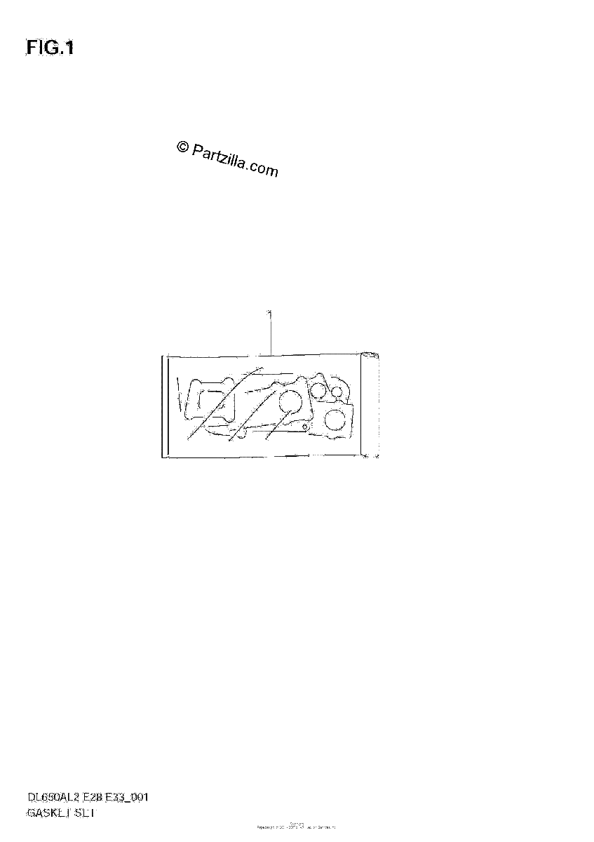 Diagrama de GASKET SET