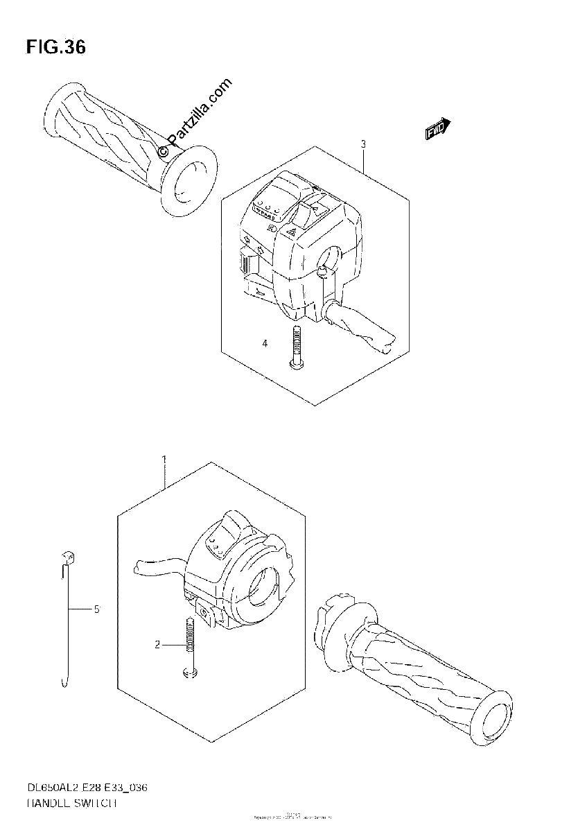 Diagrama de HANDLE SWITCH
