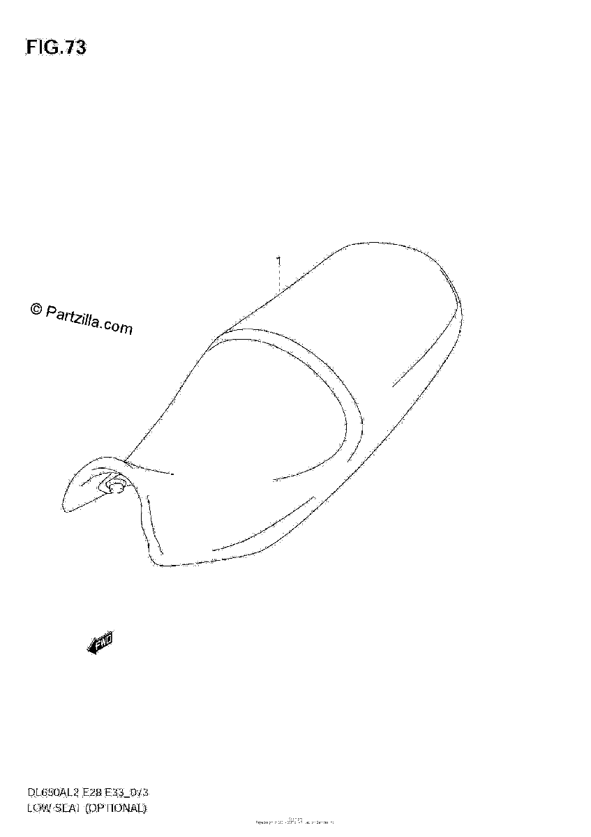 Diagrama de LOW SEAT OPTIONAL