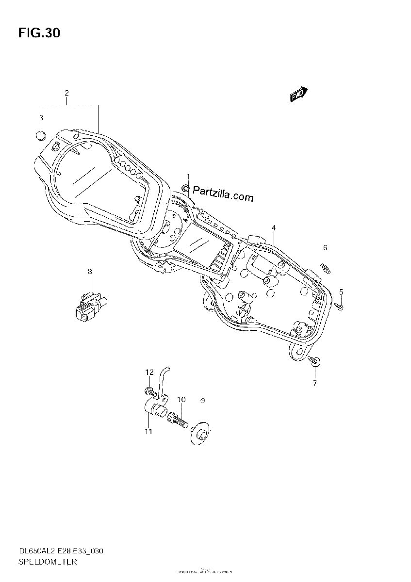 Diagrama de SPEEDOMETER E33